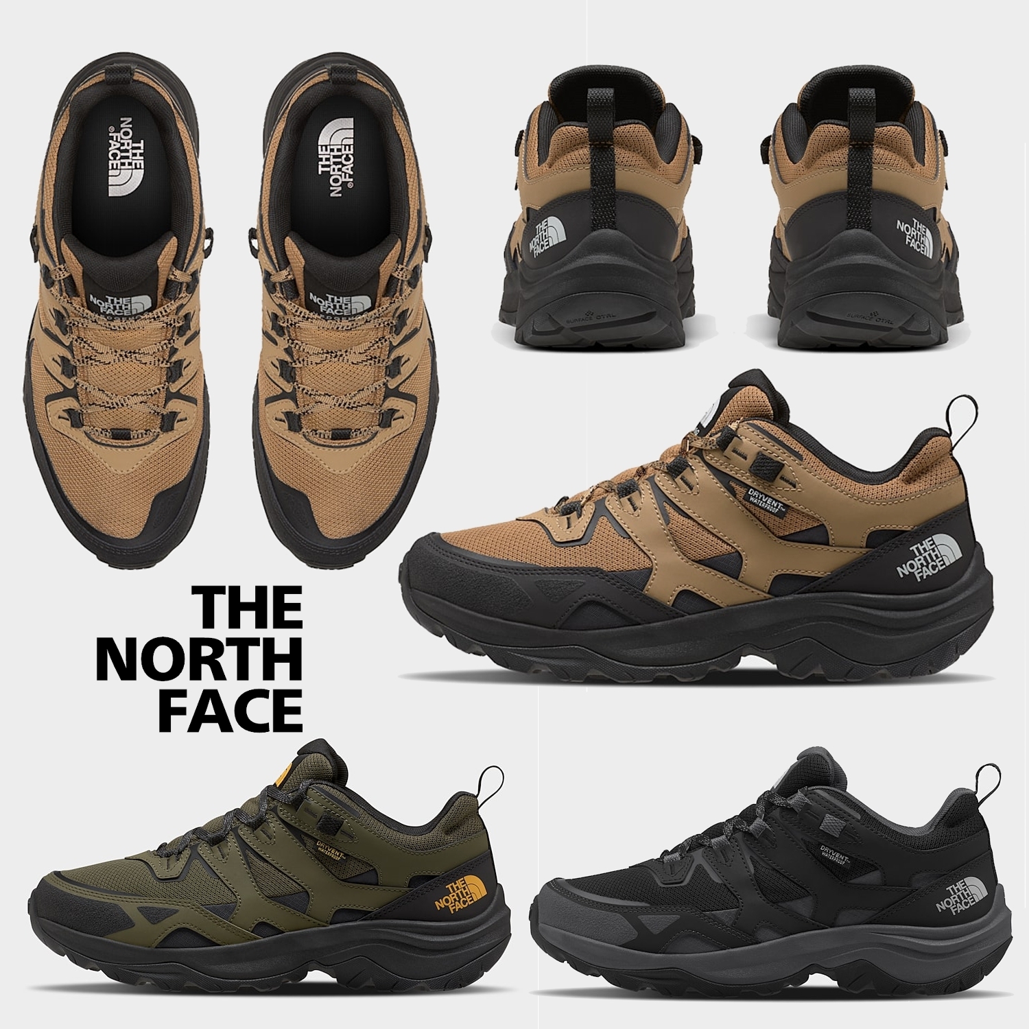 【The North Face】Men’s Hedgehog 3 Waterproof Hiking Shoes