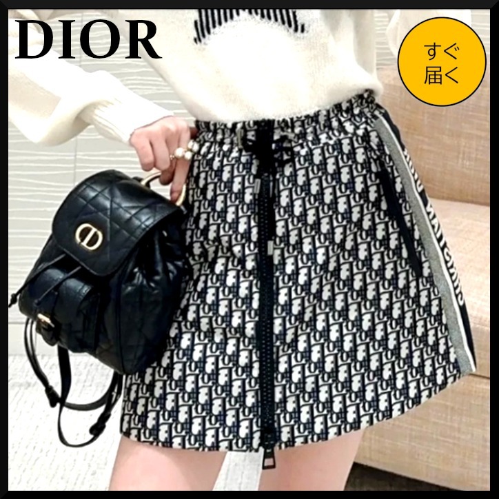 【可愛い☆人気】DIOR ジップ付きミニスカート