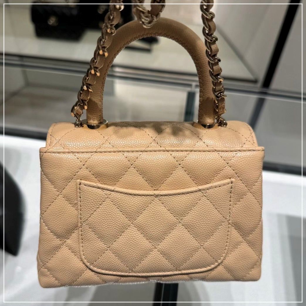 CHANEL 24K《ココハンドル♪》ミニチェーンクラッチ JU