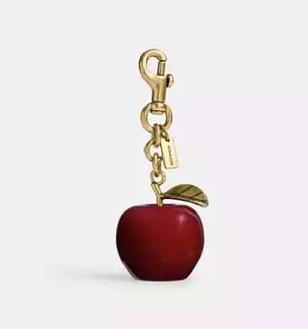 コーチ Small Apple Bag Charm