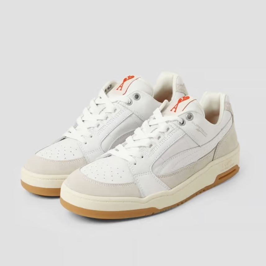 PUMA × AMI ♡ Slipstream Low 'White Pristine'