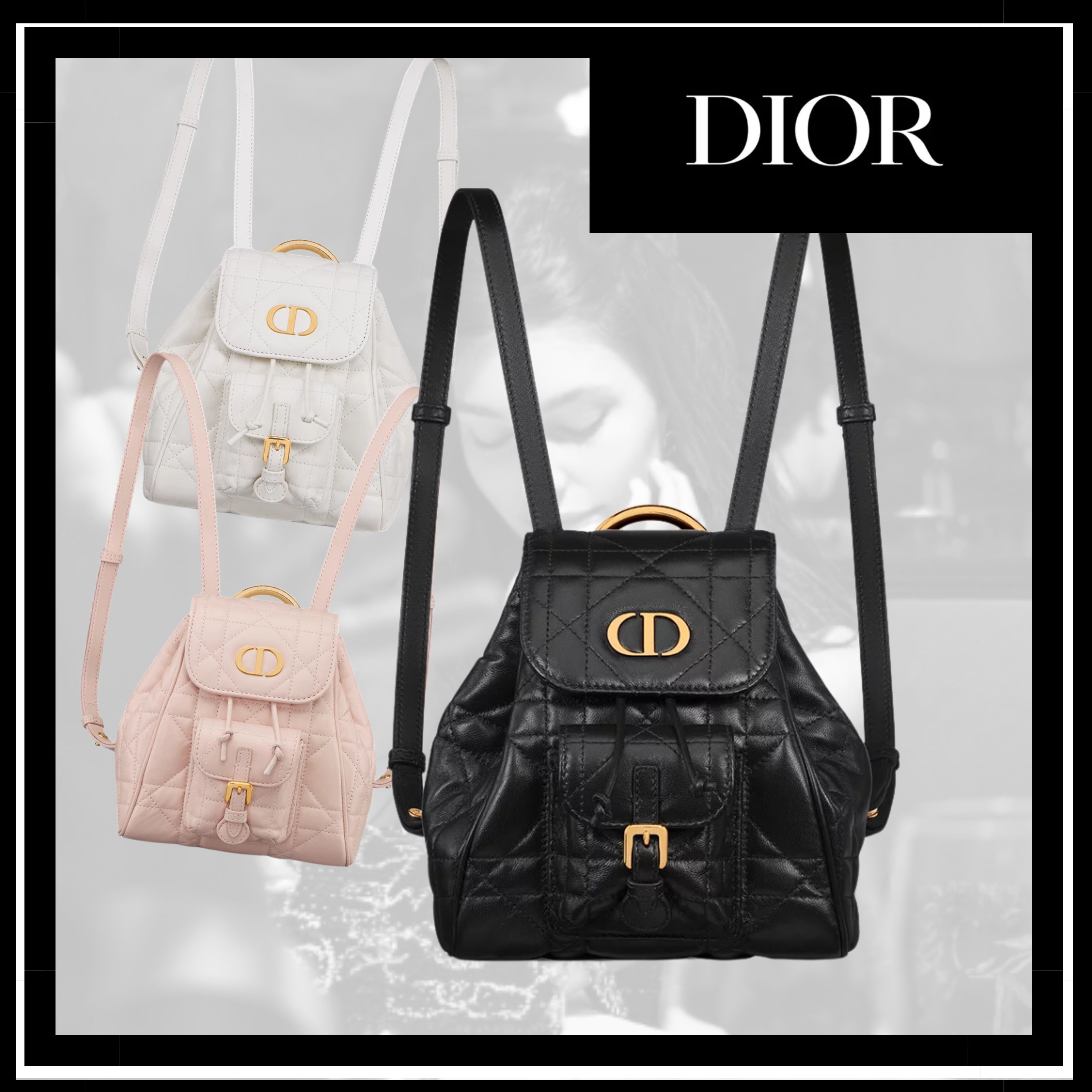 多彩なスタイルで楽しめる「Dior Caro バックパック スモール」
