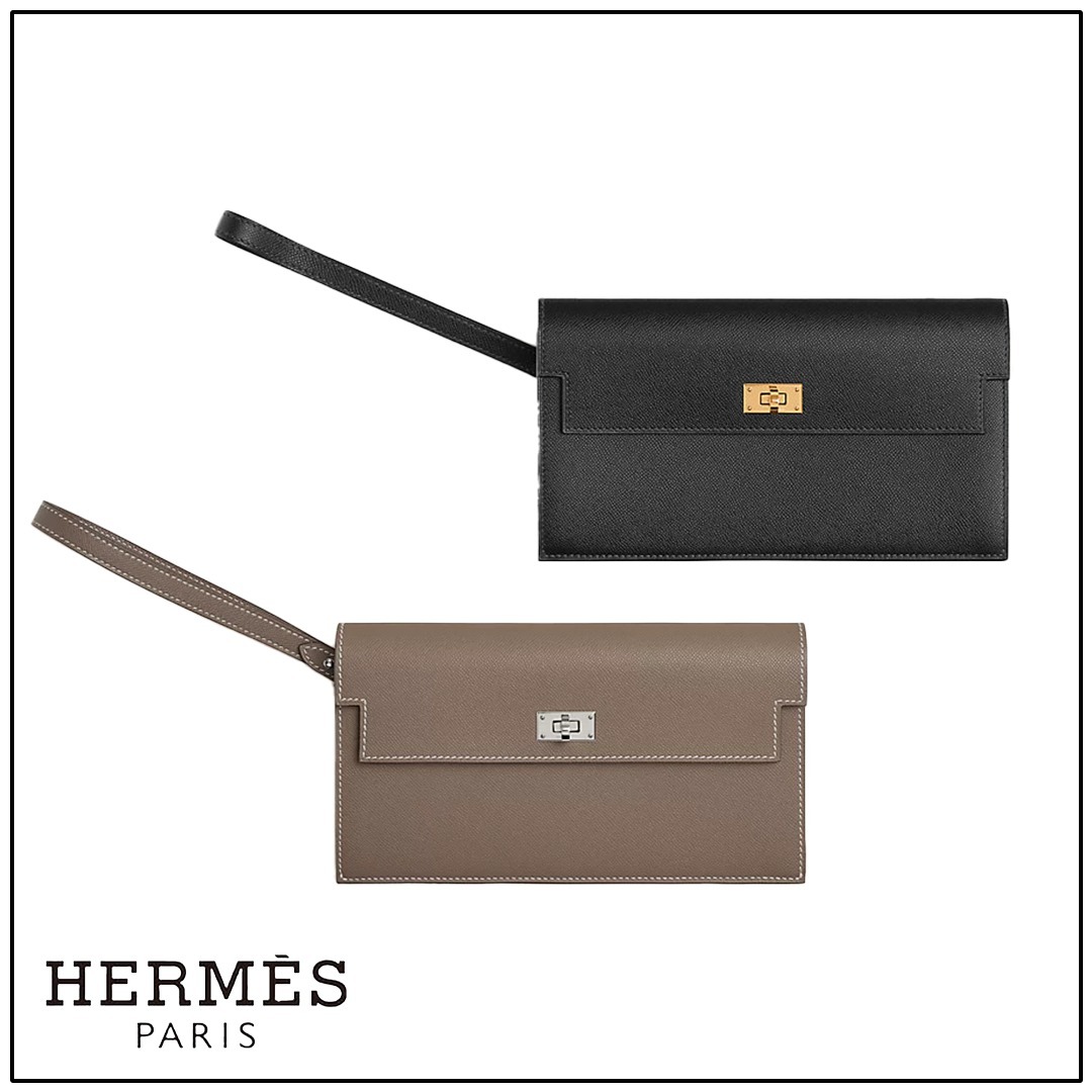 Kelly【HERMES】ポケットロングウォレット