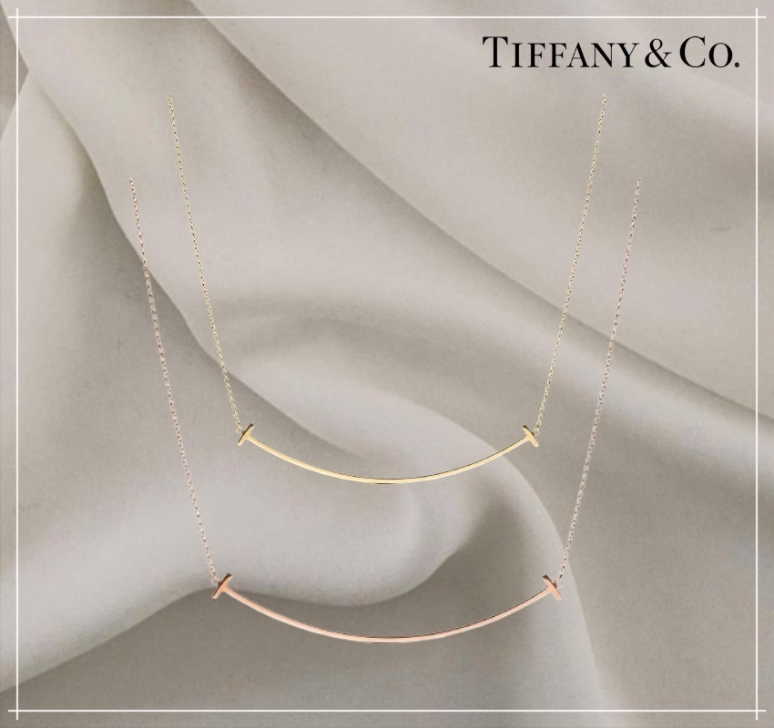 （日本完売色） Tiffany スマイルペンダントゴールド ラージ