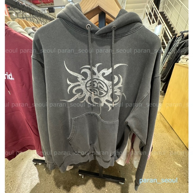 mahagrid☆TRIBAL ECLIPSE PIGMENT HOODIE