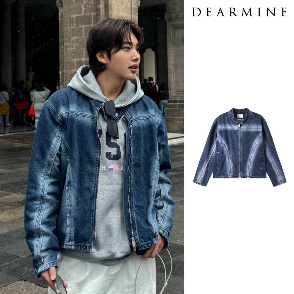 【DEARMINE】Blooming Biker Jacket