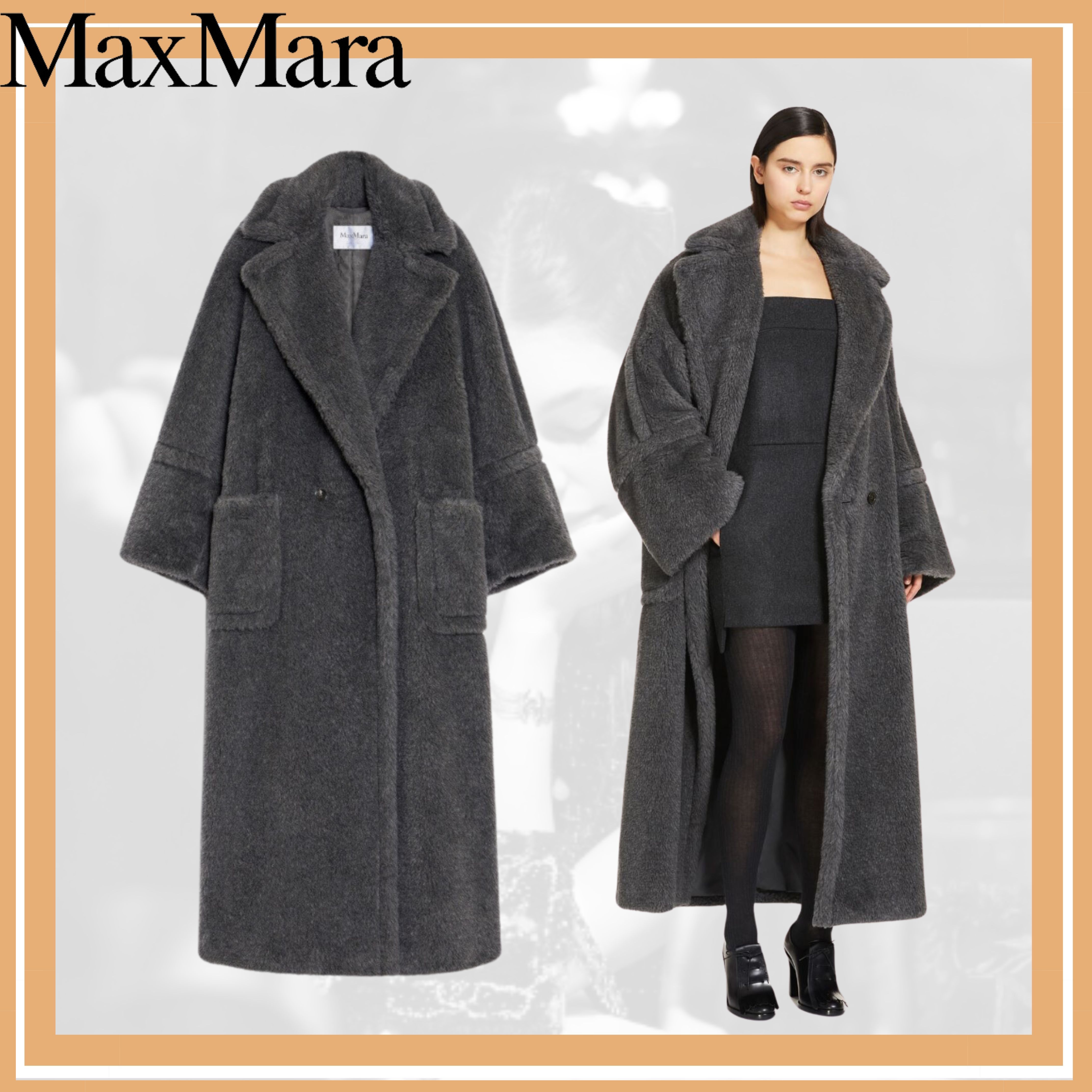 ふわっと包まれる極上 Max Mara カディアック テディベア コート