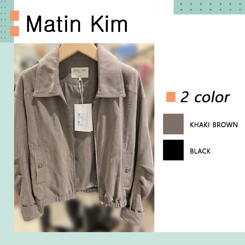 MATIN KIM ♥ SOFT WASHED VOLUME JUMPER/追跡付