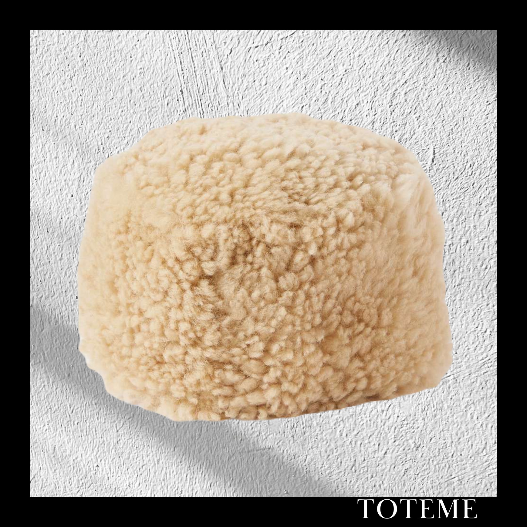 ＊送料・関税込み＊TOTEME ムートン ハット ボア ホワイト