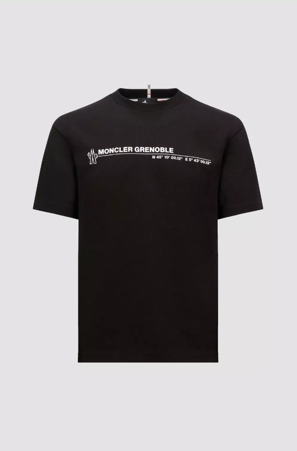 MONCLER GRENOBLE 2024/25秋冬新作 ロゴプリント入り半袖Tシャツ