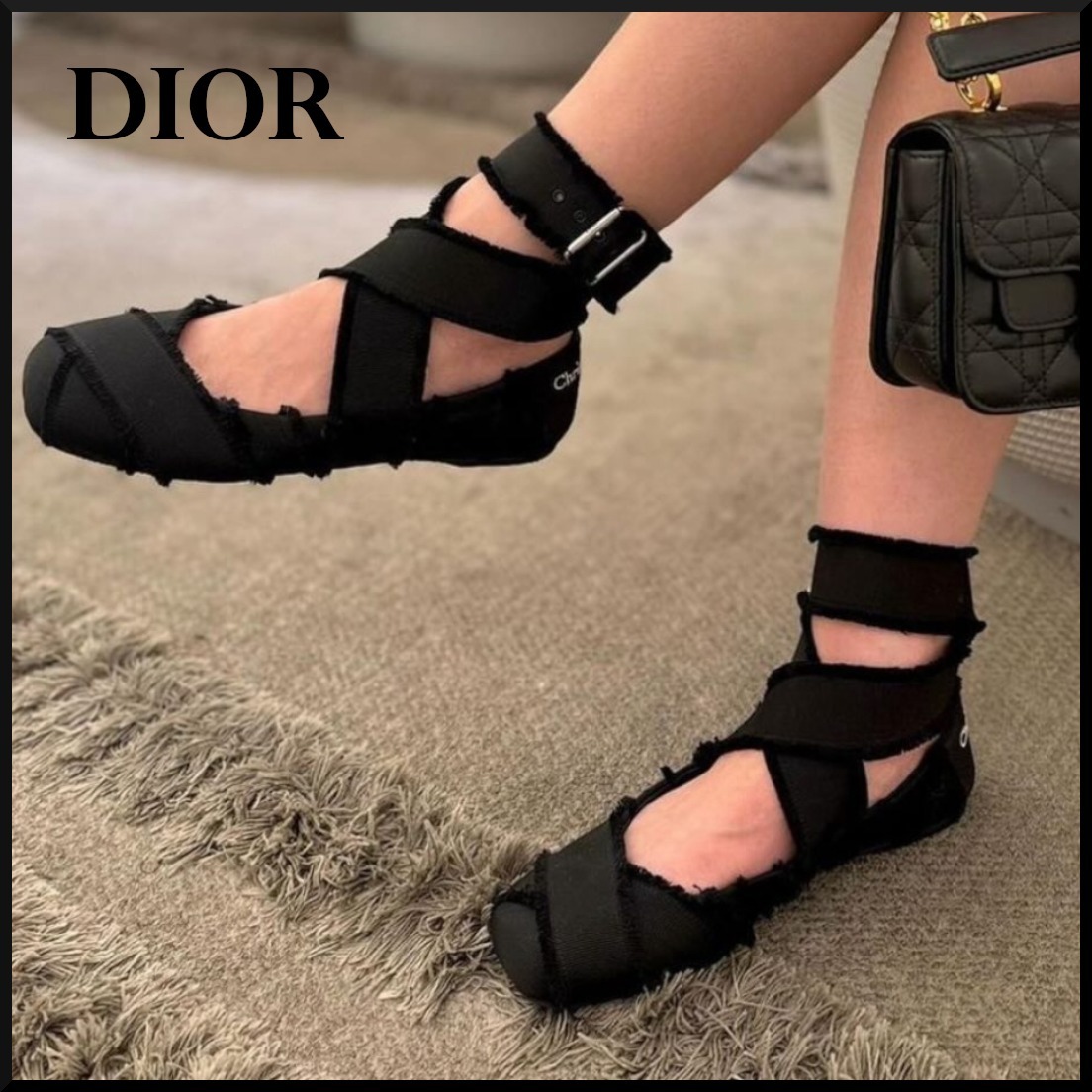 【上品な足元☆】Dior Songe バレリーナ