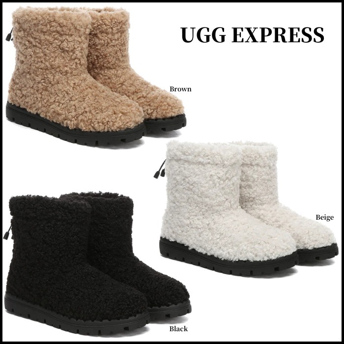[UGG EXPRESS]* Peggy * Faux Shearling ショートブーツ