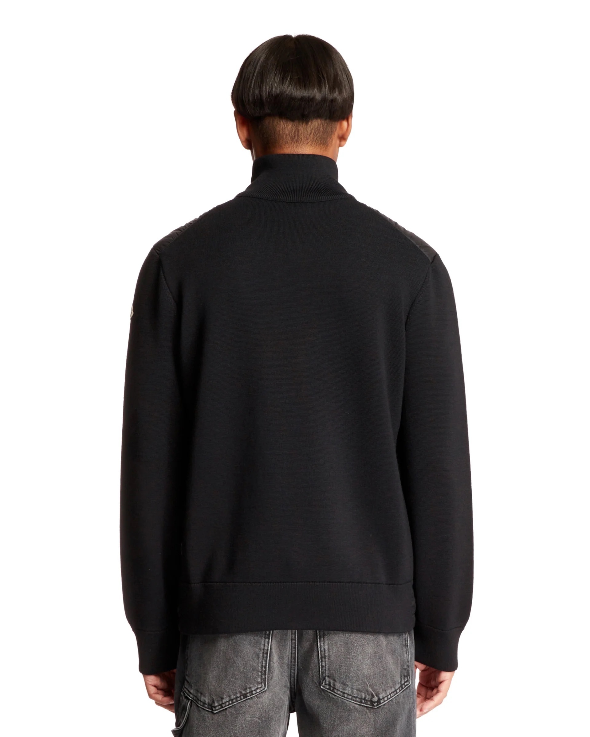 VIP価格★Moncler★ジップ ニット カーディガン VIP価格◇MONCLER◇メンズ ダウン ロゴ ニットカーディガン