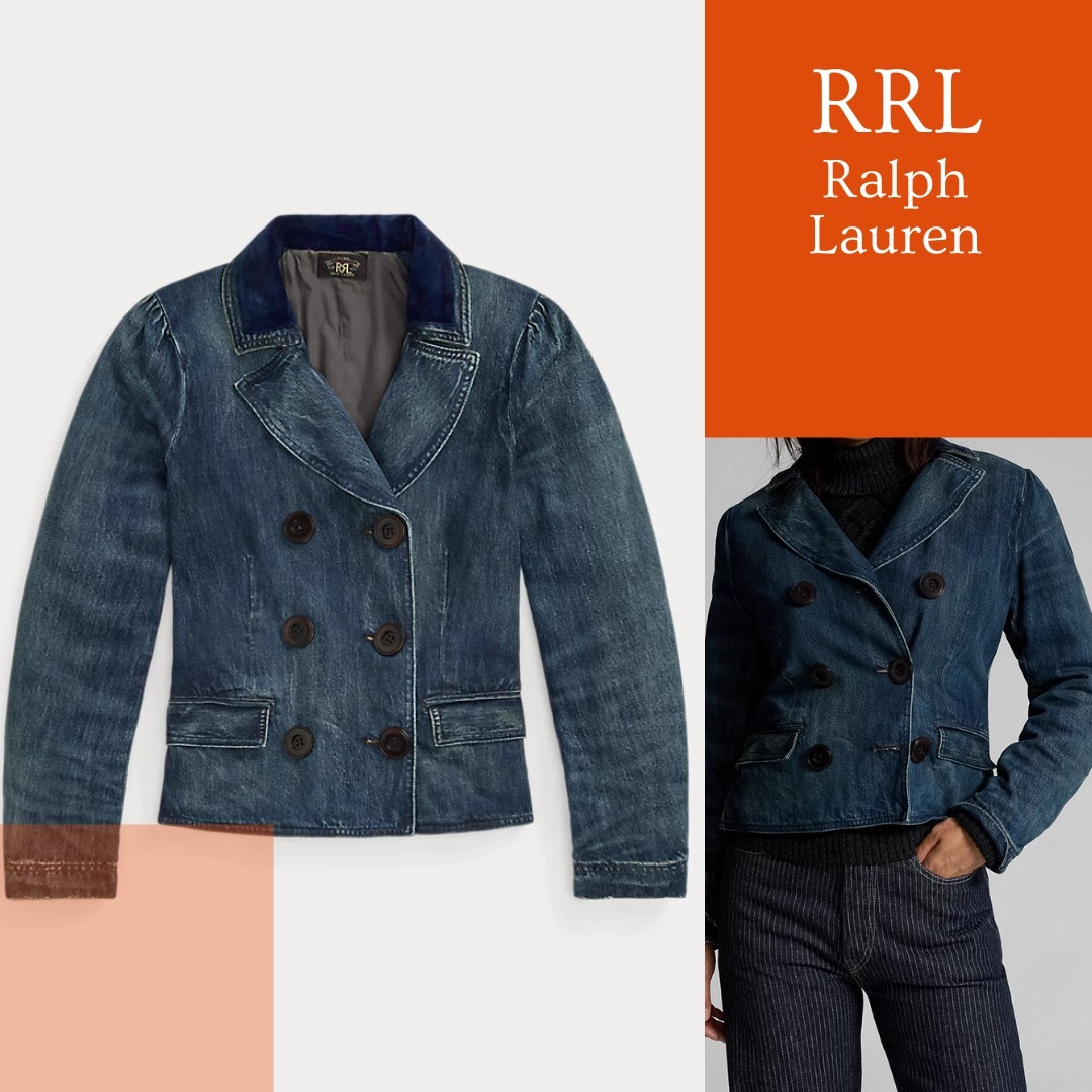 新着【RRL Ralph Lauren】細部にこだわり☆デニムジャケット