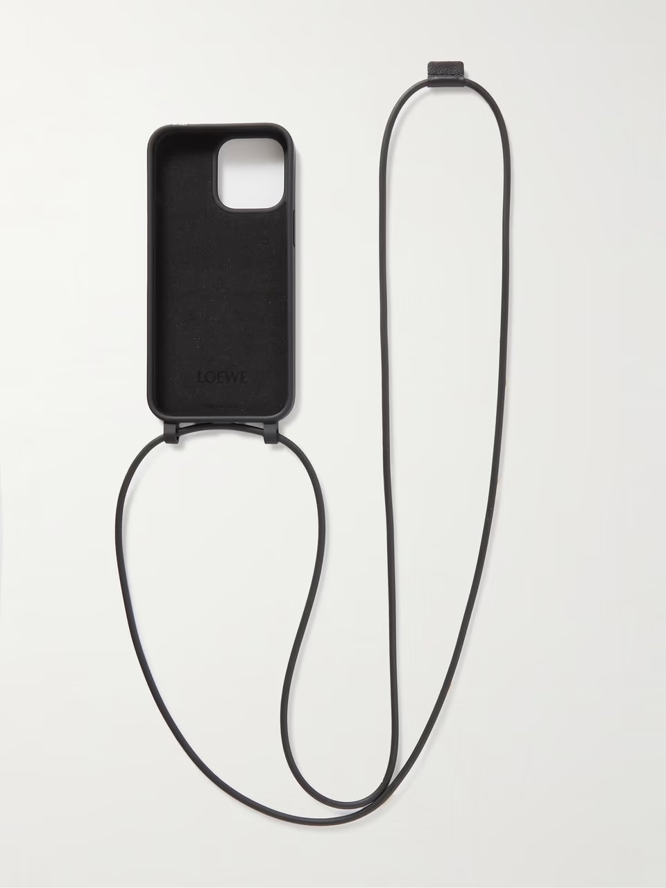 ロエベ】ロゴ ラバーiPhone 14 Pro Maxケース ストラップ付き