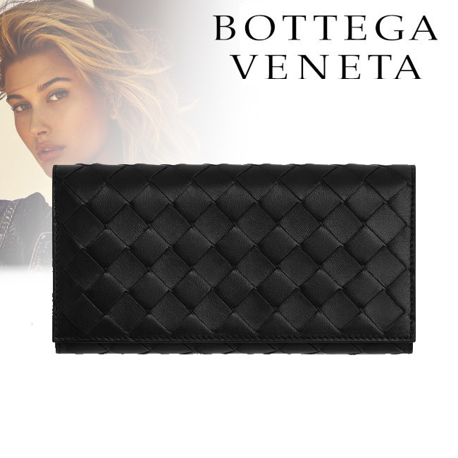 正規店【BOTTEGA VENETA】レザー 長財布