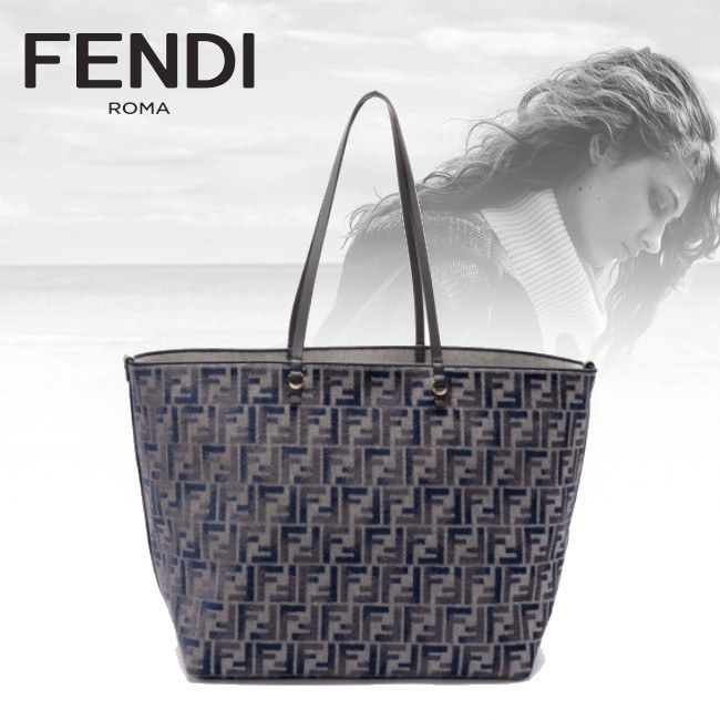 正規店買付【FENDI】ラージ リバーシブル ロールショッパー
