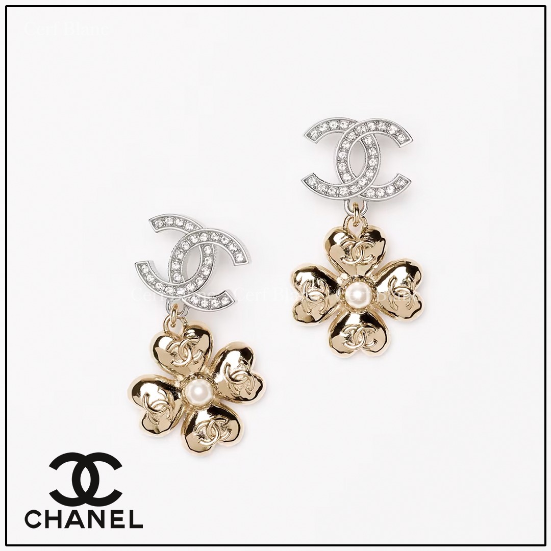 ぷっくりなピンクハートが可愛い♡】 CHANEL 《ピアス》