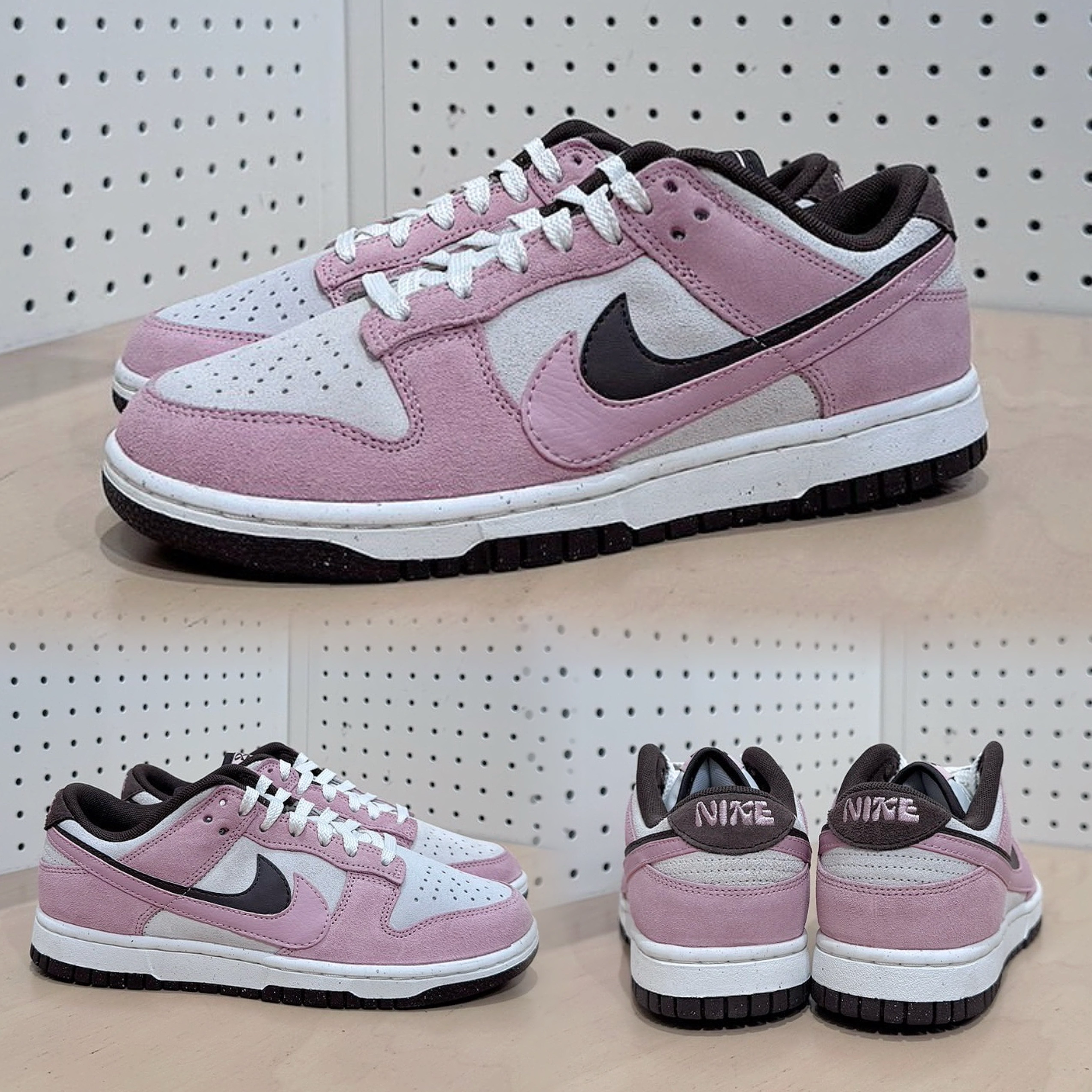 ナイキ WMNS NIKE DUNK LOW SE PINK BLACK