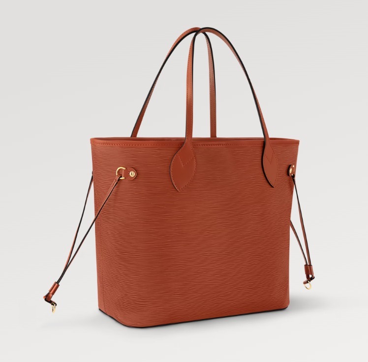 Louis Vuitton バッグ《Neverfull MM》茶色 エピレザー DHL 直営