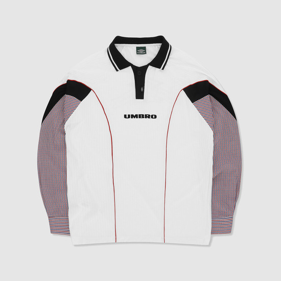 UMBRO■ X Slam Jam] Gingham Cut-Up Polo Tee ■送料込