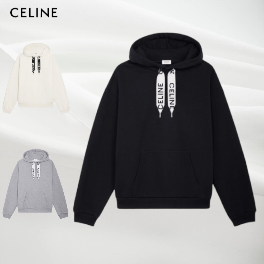 CELINE】CELINE ルーズ フーディー / コットンフリース
