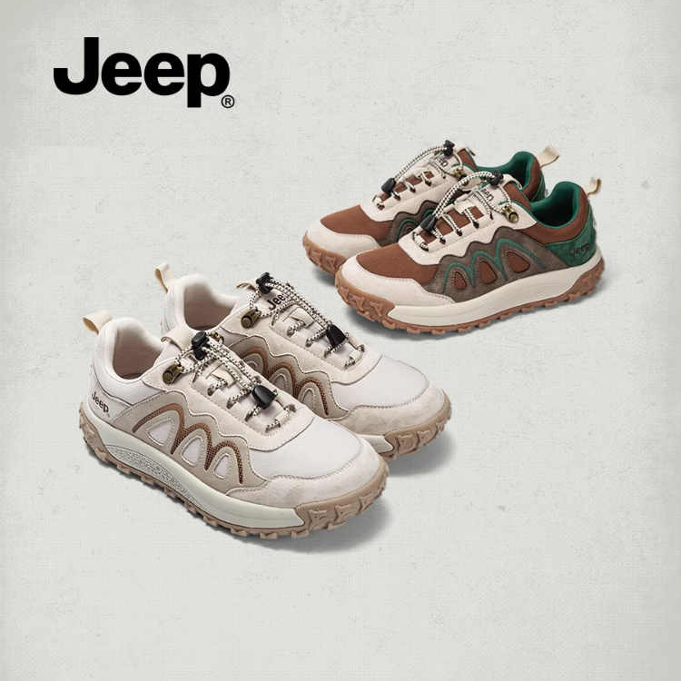 JEEP★スニーカー通気性トレッキングシューズ3.2cm