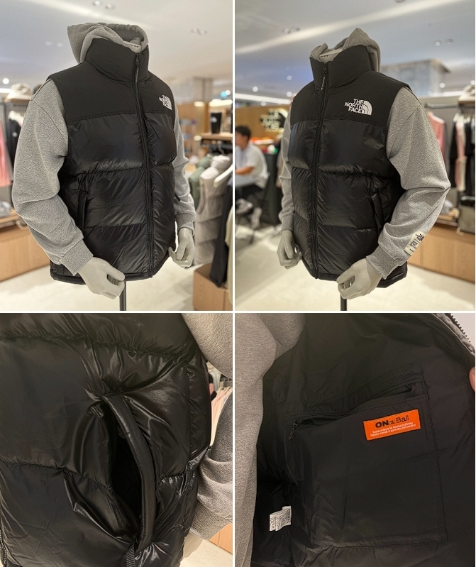 24FW/NV3NQ53/MS NUPTSE ON BALL ダウン ベスト/ユニセックス