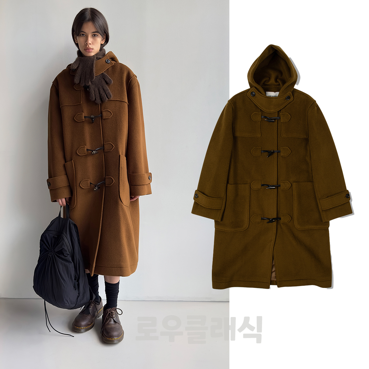 [LOW CLASSIC] / ☆ 24FW DUFFLE COAT / CAMEL