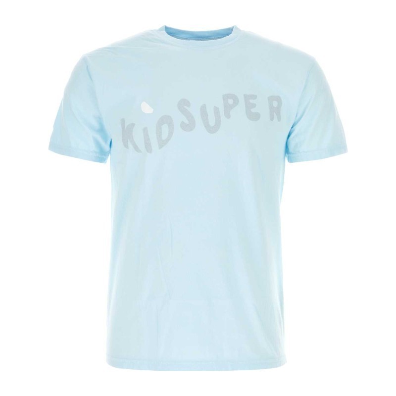 Tシャツ・カットソー KidSuper Light-blue cotton t-shirt (SST97 KIDSUPERWAVE)