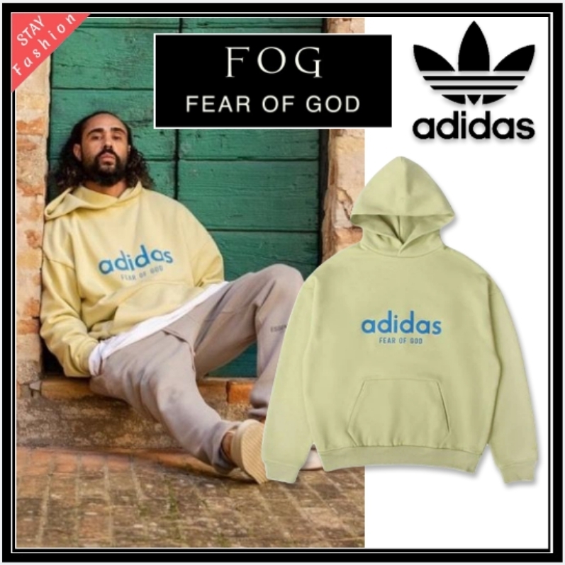 ★海外限定!初期コラボ激レア!adidas×Fear of god パーカー