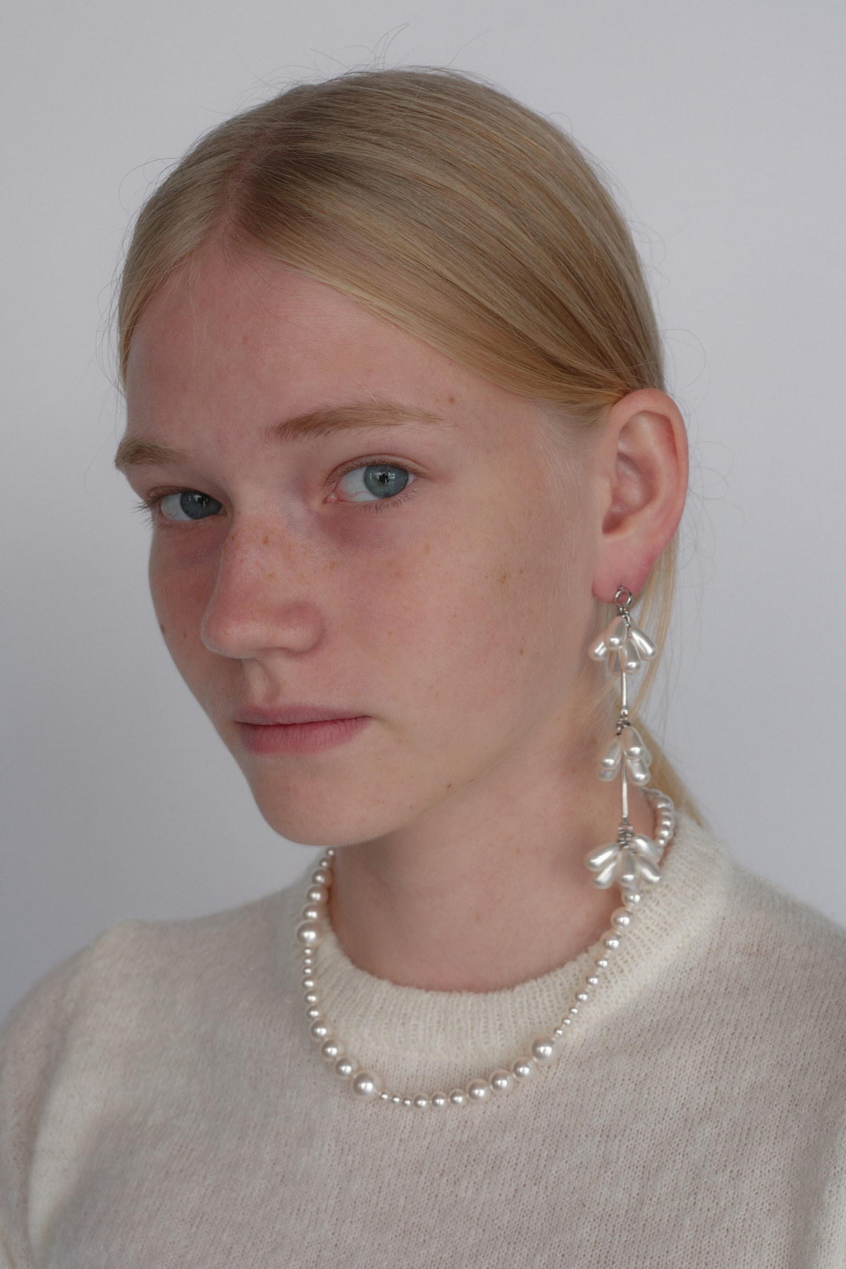 《MONDAY EDITION》 Spiny pearl Necklace