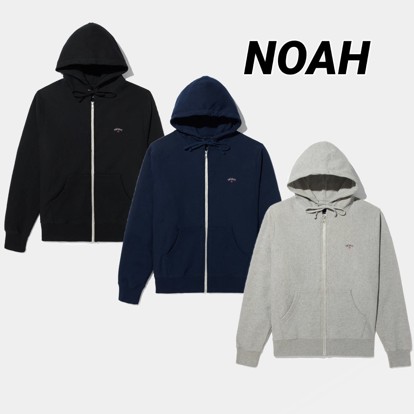 ◆NOAH◆Classic Lightweight ジップアップ パーカー 送料込