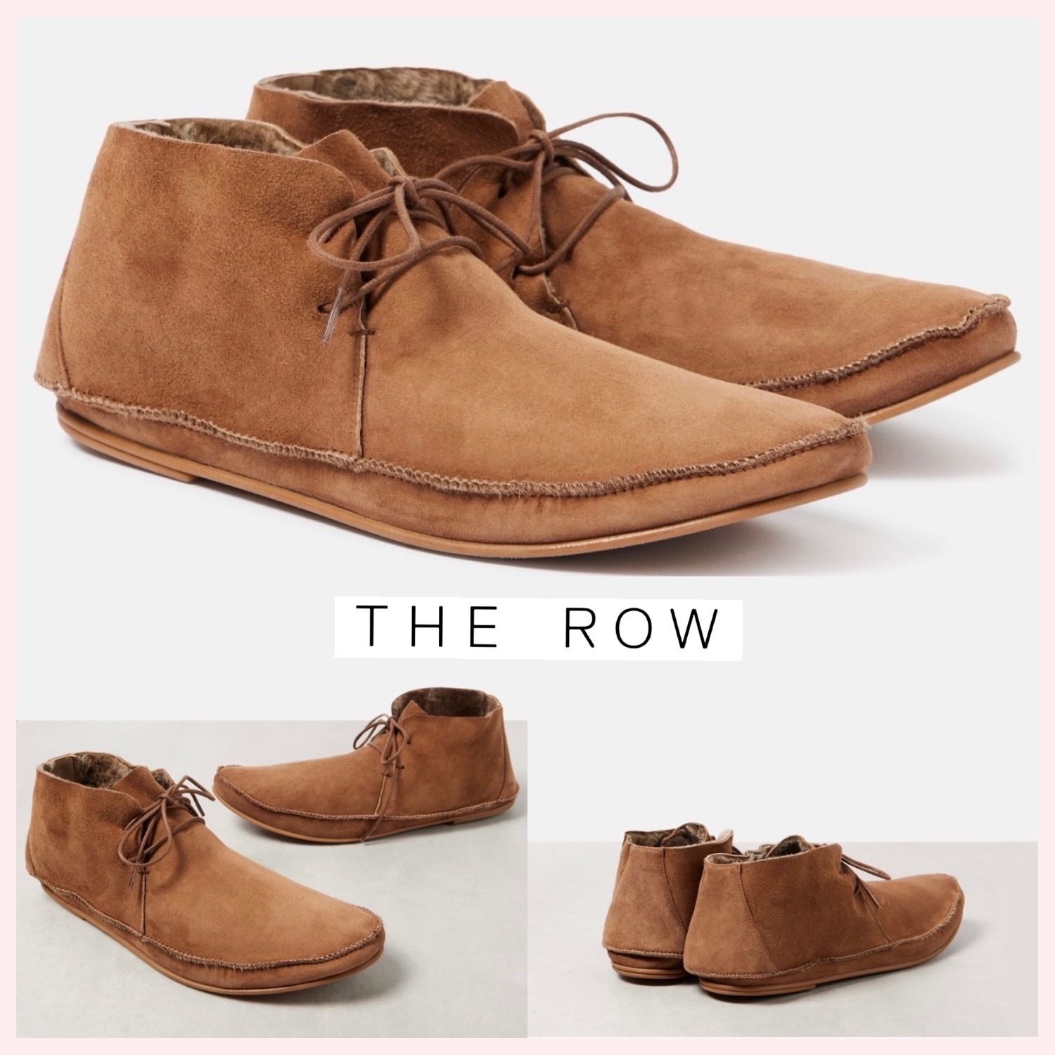 ★THE ROW★関税込♪NEW♪Tyler スエード レースアップシューズ