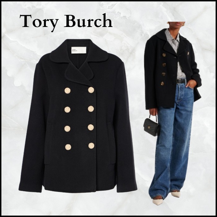 【TORY BURCH】ウール ピーコート