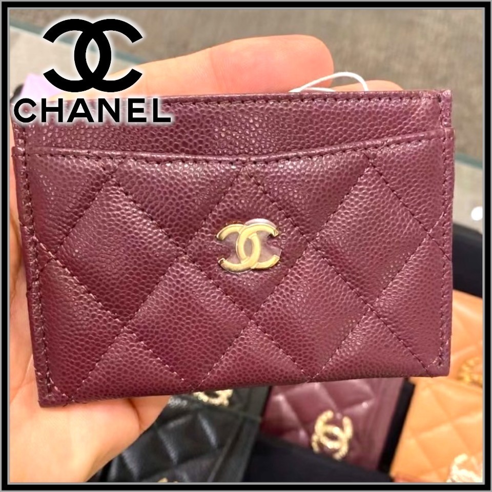 大人カラーが可愛い♪【CHANEL】カードケース