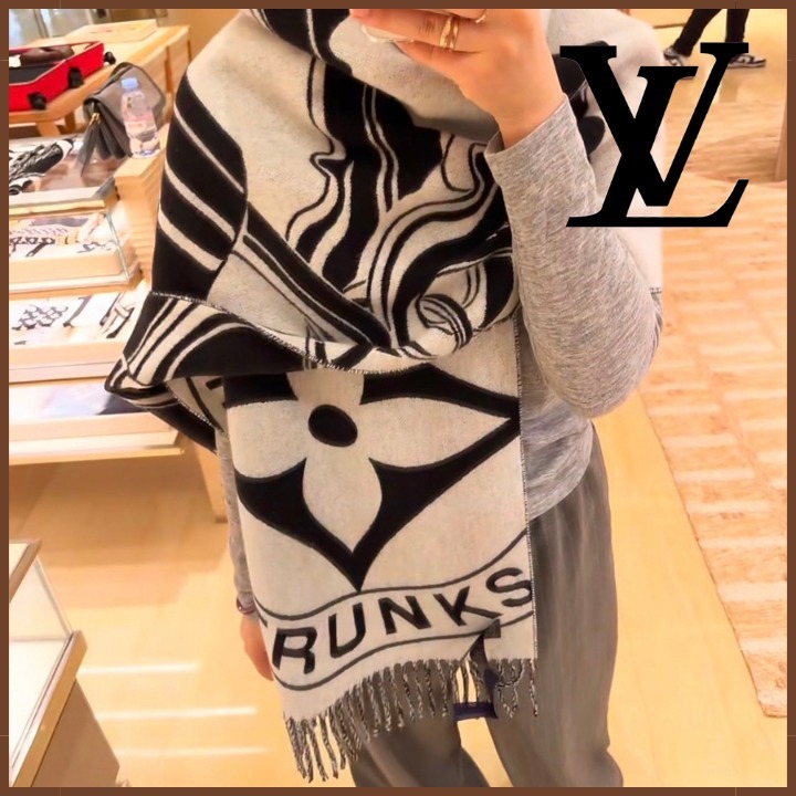 《魅力的なデザイン★》Louis Vuitton マフラー