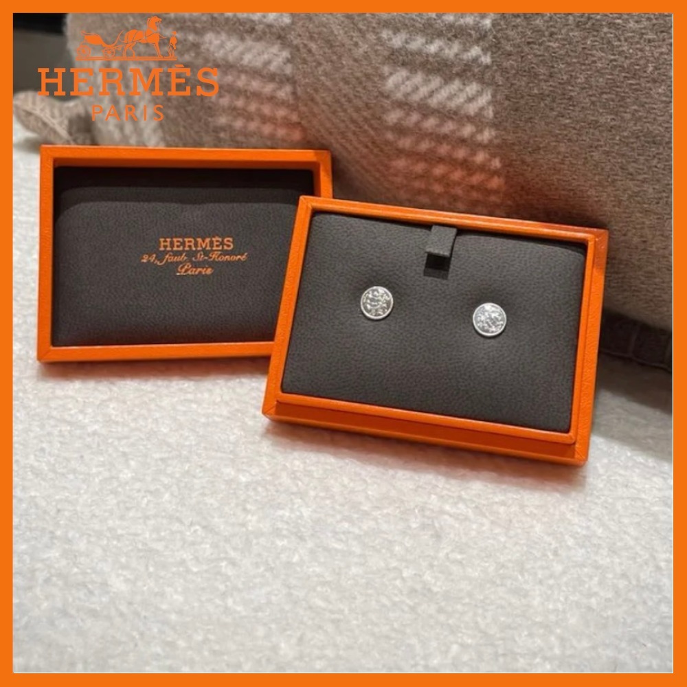 【シルバーが輝く♪】HERMES ピアス
