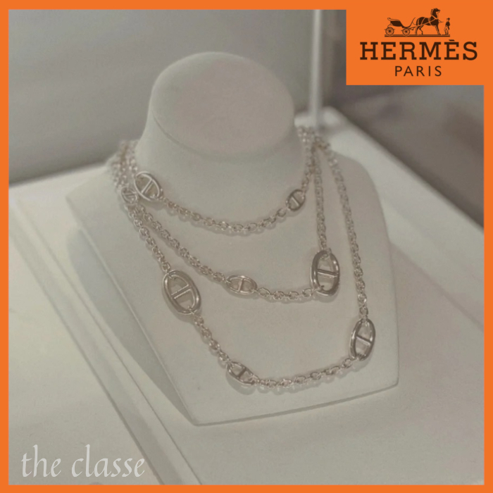【首元を華やかに☆】HERMES ファランドール ロングネックレス