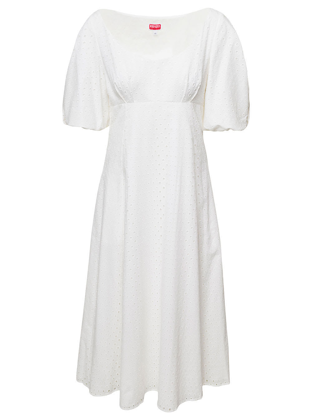 【送料&関税込】Kenzo Short-sleeved Flared Midi Dress
