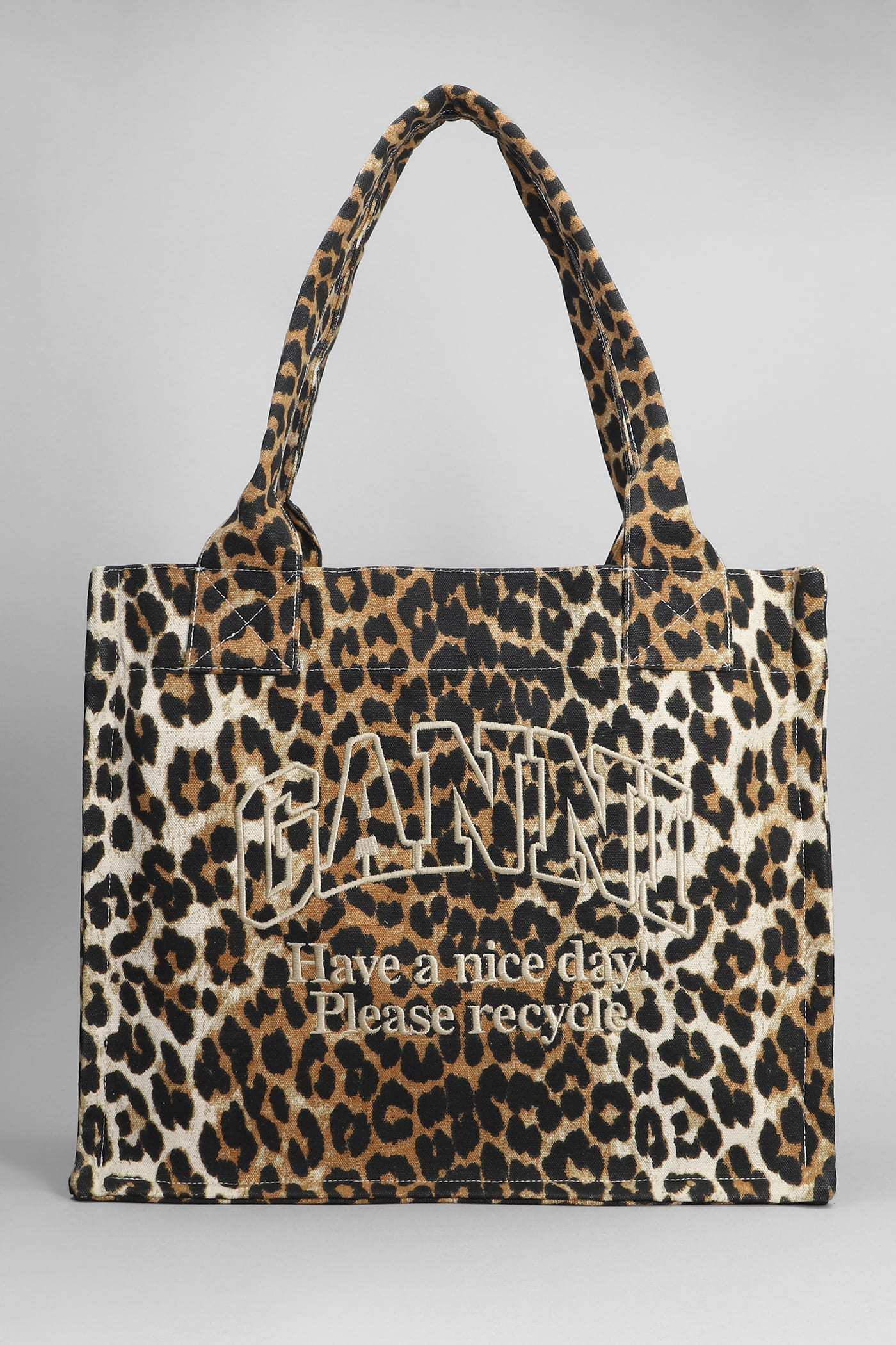 【送料&関税込】Ganni Large Logo Easy Printed Shopper Bag