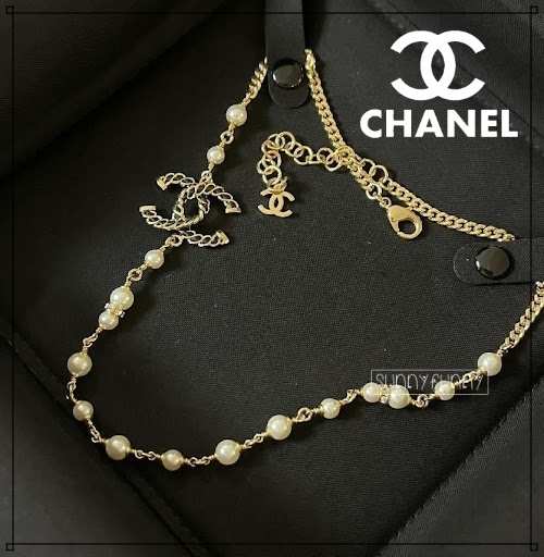 《24K★》CHANEL ネックレス 上品 レザーCCロゴ