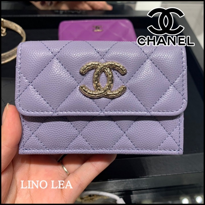 《人気のカラー♡》CHANEL スモール フラップ ウォレット