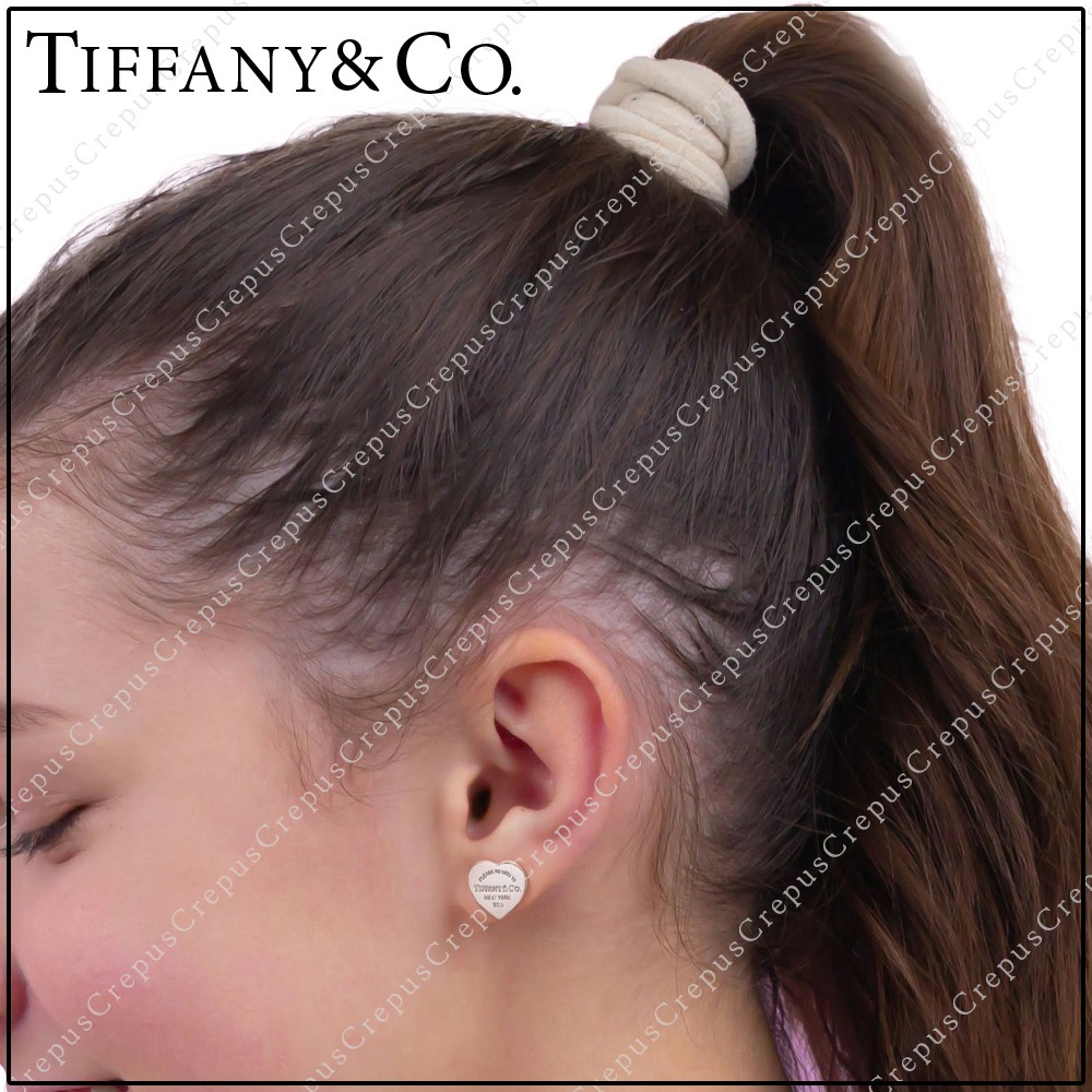 国内買付【TIFFANY&Co.】ハート タグ スタッド ピアス