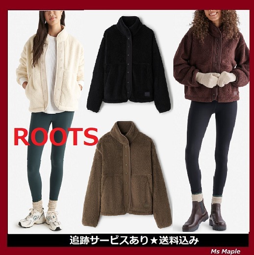 【ROOTS】クリークサイドシアリングフリースジャケット♪