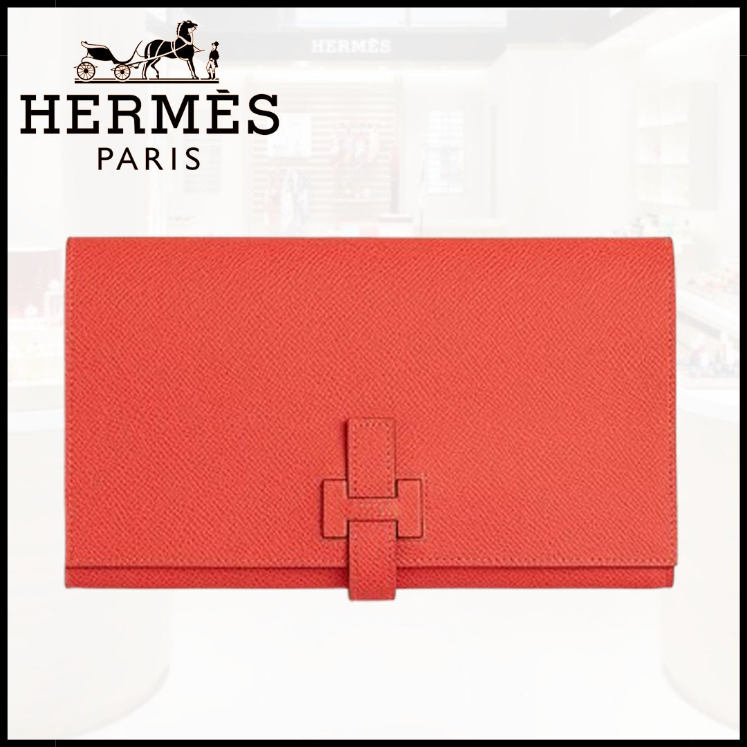 【鮮やかカラー★】HERMES 長財布