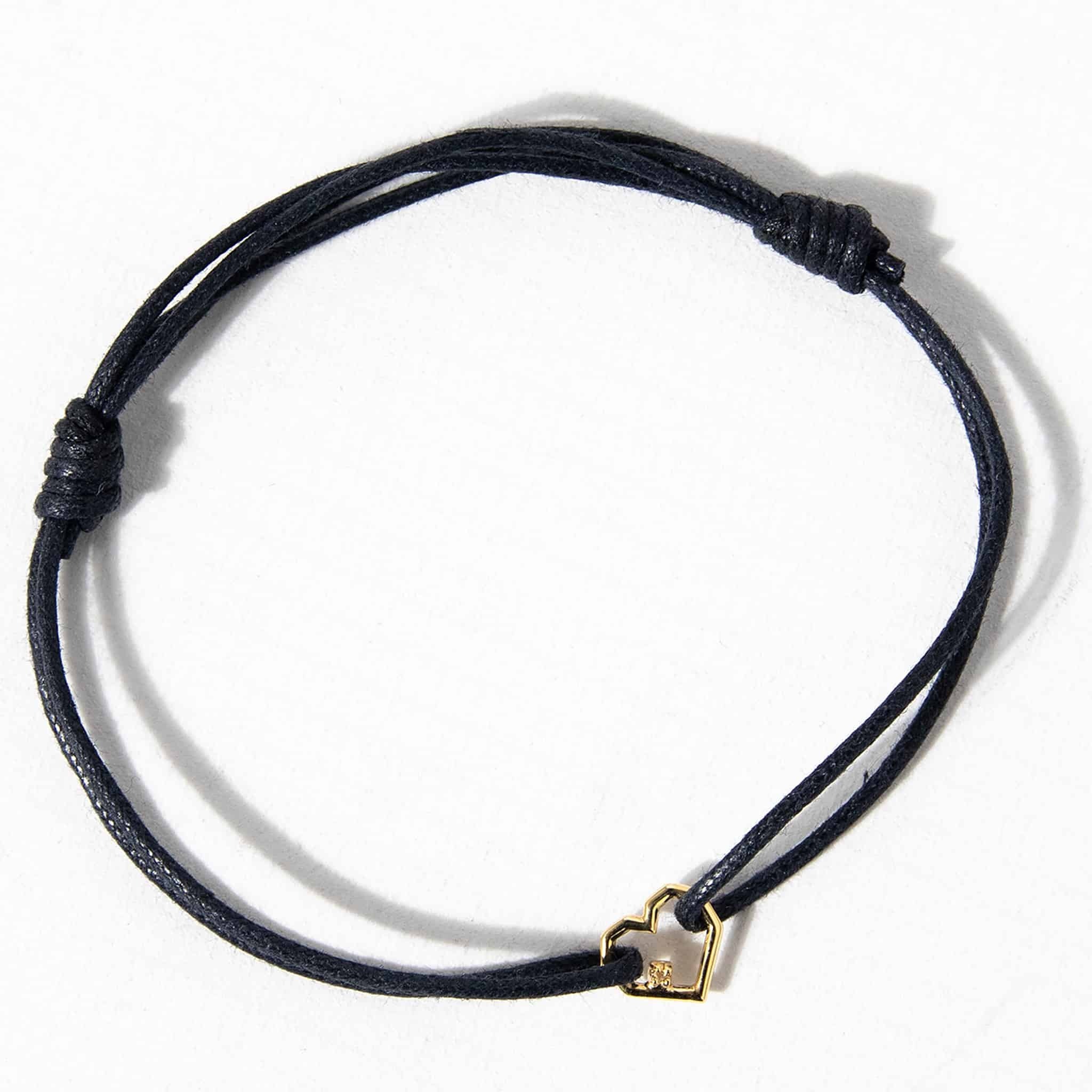 ALIITA ブレスレット MINI HEART CORD BRACELET