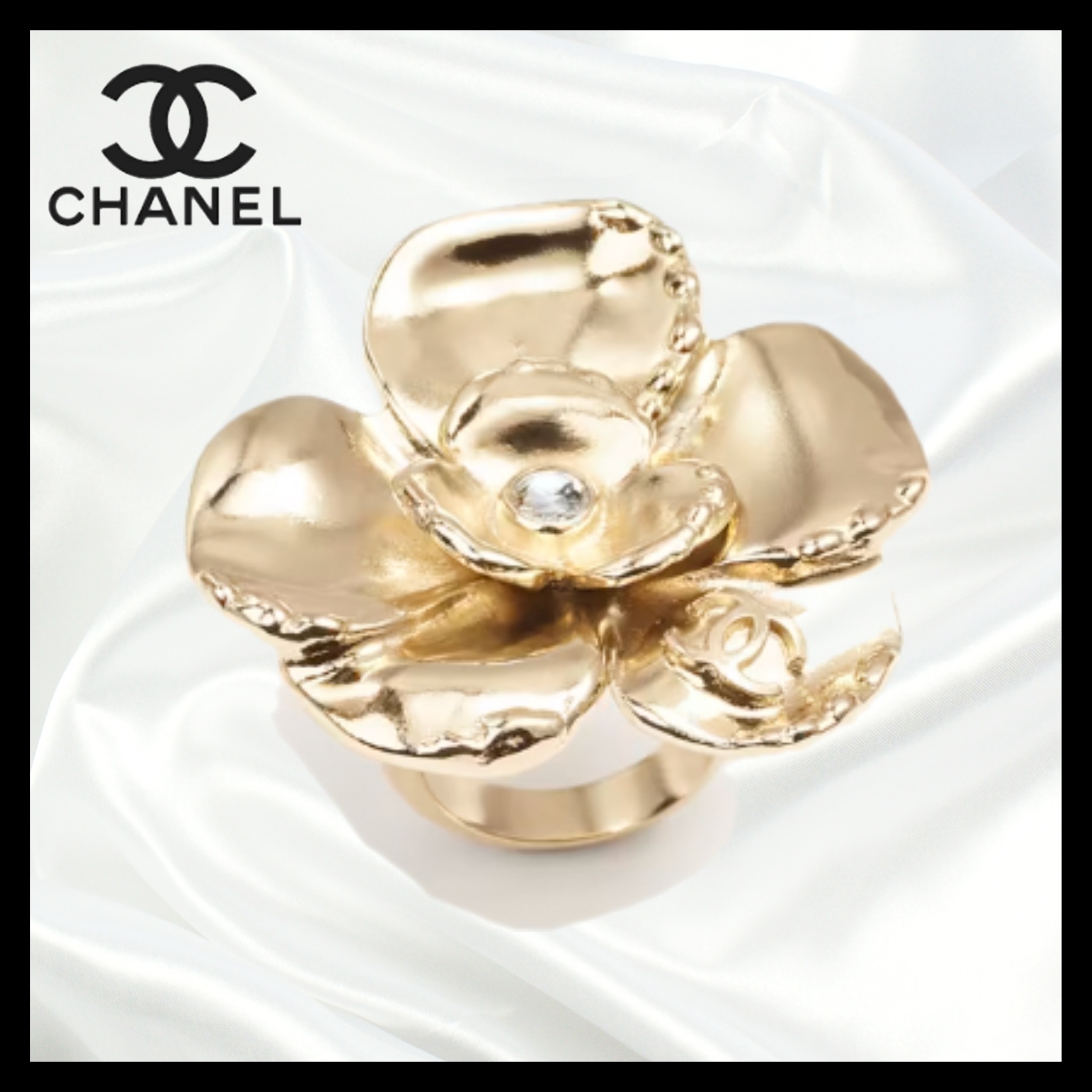 フラワーモチーフが可愛い♪【CHANEL】イヤリング フラワーモチーフが可愛い♪】CHANEL イヤリング イヤリング