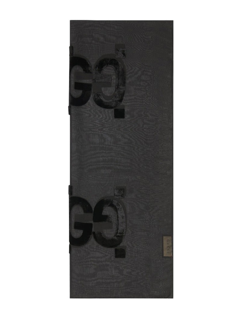 グッチ シルクストール GG ブラック