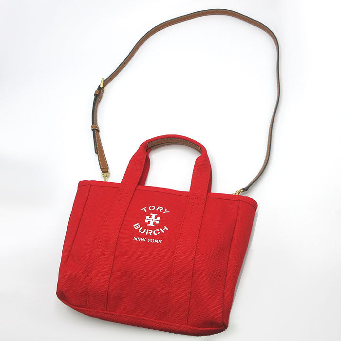 【国内即送】TORYBURCH キャンバス スモール トート 156529 0524 国内即送】TORYBURCH キャンバス スモール トート 156529 0524